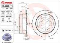 BREMBO 09908611 Bremsscheibe