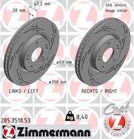 ZIMMERMANN 285351853 Bremsscheibe